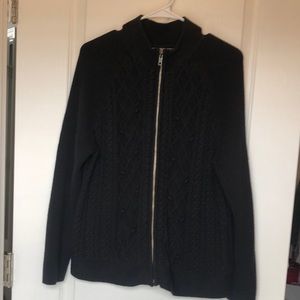 Croft & Barrow black knitted sweater